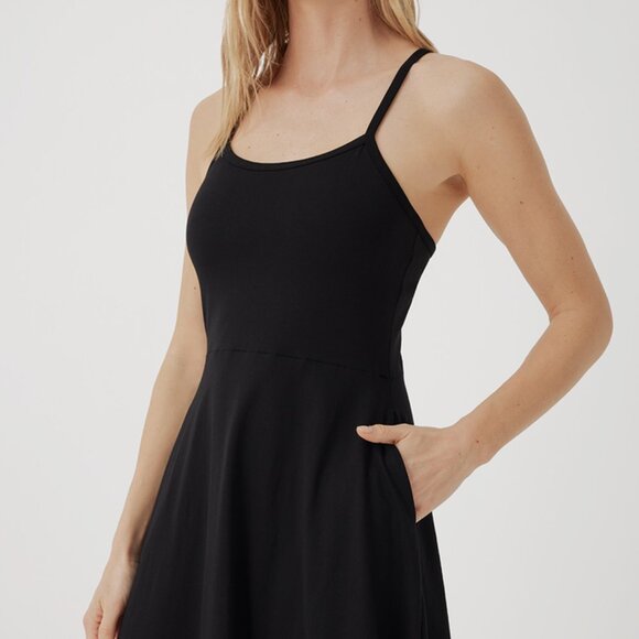 Organic Cotton Fit and Flare Midi Dress - Picture 6 of 6